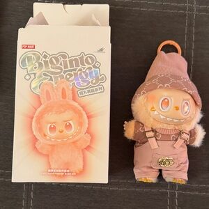 Big Time Energy Labubu with Upcycled GG outfit